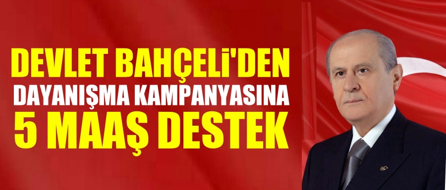 Devlet Bahçeli Maaşı